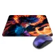 Коврик для мыши 22х18см Аниме сила огня KMP732