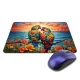 Коврик для мыши 22х18см Пара попугаев KMP733
