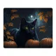 Коврик для мыши 22х18см Черный кот Хэллоуин KMP735
