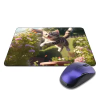 Коврик для мыши 22х18см Котенок в прыжке KMP740