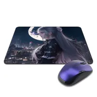 Коврик для мыши 22х18см Аниме девушка в профиль KMP747