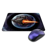 Коврик для мыши 22х18см Космический корабль KMP750