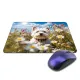 Коврик для мыши 22х18см Уайт терьер на лугу KMP751