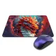 Коврик для мыши 22х18см Красный дракон KMP752