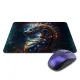 Коврик для мыши 22х18см Космический дракон KMP754