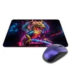 Коврик для мыши 22х18см Киберпанк дракон KMP756