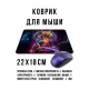 Коврик для мыши 22х18см Киберпанк дракон KMP756