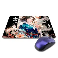 Коврик для мыши 22х18см Девушка в кимоно KMP765