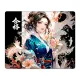 Коврик для мыши 22х18см Девушка в кимоно KMP765
