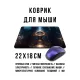 Коврик для мыши 22х18см Всевидящее око KMP773