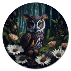 Коврик для мыши Совенок, d.20см KM1168