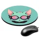 Коврик для мыши Кошка в очках, d.20см KM1175