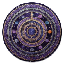 Коврик для мыши Радиальная композиция, d.20см KM1176