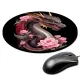 Коврик для мыши Дракон с розами, d.20см KM1184
