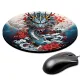 Коврик для мыши Восточный дракон, d.20см KM1185