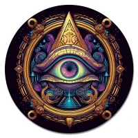 Коврик для мыши Глаз, d.20см KM1198