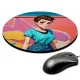 Коврик для мыши Девушка граффити, d.20см KM1204