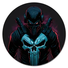 Коврик для мыши Мститель, d.20см KM1216