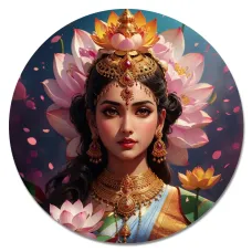 Коврик для мыши Лакшми, d.20см KM1219