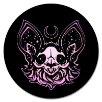 Коврик для мыши Летучая мышь, d.20см KM1223