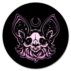 Коврик для мыши Летучая мышь, d.20см KM1223