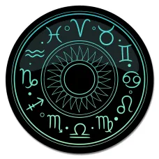 Коврик для мыши Зодиакальный круг, d.20см KM1232