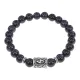 Браслет с руной Соулу и синт.камнем Синий авантюрин BSRD-01-02