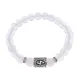 Браслет с руной Соулу и синт.камнем Лунный камень BSRD-01-11