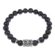 Браслет с руной Дагаз и синт. камнем Синий авантюрин BSRD-03-02