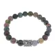 Браслет с руной Эваз и нат.камнем Яшма BSRD-06-25