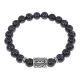 Браслет с руной Турисаз и синт.камнем Синий авантюрин BSRD-09-02