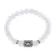Браслет с руной Райдо и синт.камнем Лунный камень BSRD-10-11