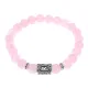 Браслет с руной Райдо и нат.камнем Розовый кварц BSRD-10-15