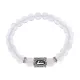 Браслет с руной Лагуз и синт.камнем Лунный камень BSRD-11-11