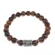 Браслет с руной Альгиз и нат.камнем Тигровый глаз BSRD-16-19
