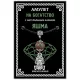 Амулет На богатство (тыква-горлянка) с натуральным камнем яшма, цвет серебр. MKA004-2