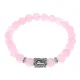 Браслет с руной Вуньо и нат.камнем Розовый кварц BSRD-18-15