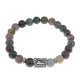 Браслет с руной Вуньо и нат.камнем Яшма BSRD-18-25