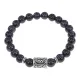Браслет с руной Беркана и синт. камнем Синий авантюрин BSRD-21-02