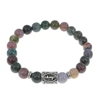 Браслет с руной Эйваз и нат.камнем Яшма BSRD-22-25