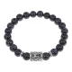 Браслет с руной Манназ и синт. камнем Синий авантюрин BSRD-23-02