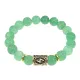Браслет с руной Соулу и нат.камнем Нефрит BSRF-01-13