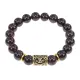Браслет с руной Дагаз и нат.камнем Гранат BSRF-03-06