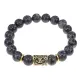 Браслет с руной Дагаз и нат.камнем Лабрадор BSRF-03-08