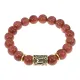Браслет с руной Эваз и синт.камнем Коричневый авантюрин BSRF-06-01