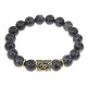 Браслет с руной Йера и нат.камнем Лабрадор BSRF-07-08