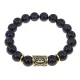 Браслет с руной Турисаз и синт.камнем Синий авантюрин BSRF-09-02
