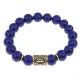 Браслет с руной Турисаз и нат.камнем Лазурит BSRF-09-10