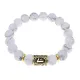 Браслет с руной Лагуз и нат. камнем Кахолонг BSRF-11-07