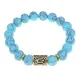 Браслет с руной Уруз и синт. камнем Бирюза BSRF-13-05